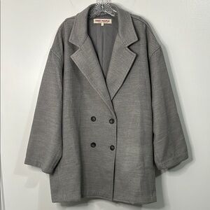 Free People Hannah Oversized Blazer Jacket Size XL